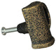 Antique Gold Finish Cast Iron Beer Mug Cabinet Knob Drawer Pulls Set of 6