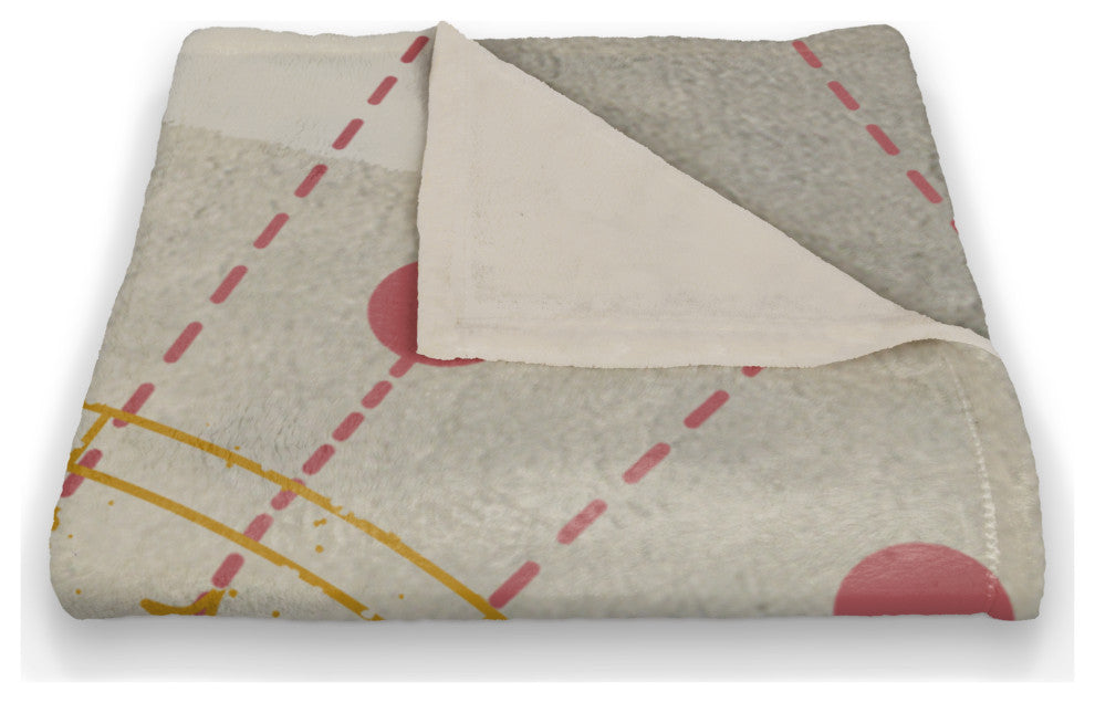 Evil Eye Watercolor 3 50"x60" Coral Fleece Blanket