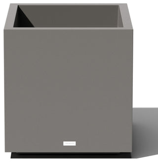 Veradek Block Series Cube Planter, Grey, Medium