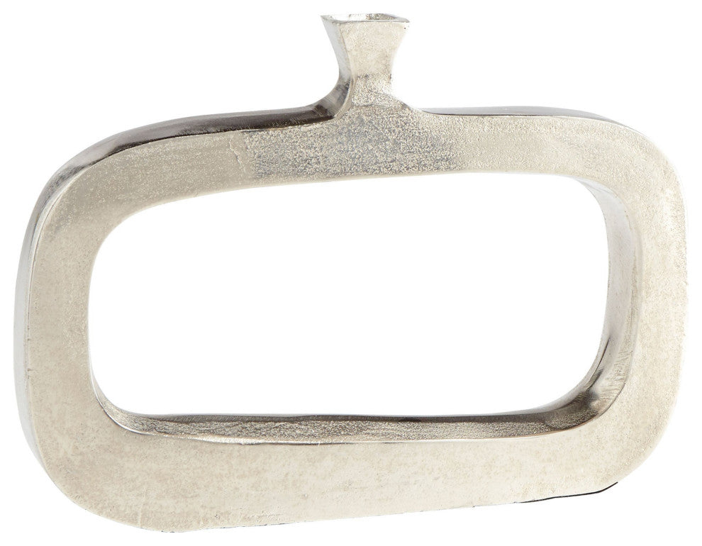 Kavala Vase, Raw Nickel, Small