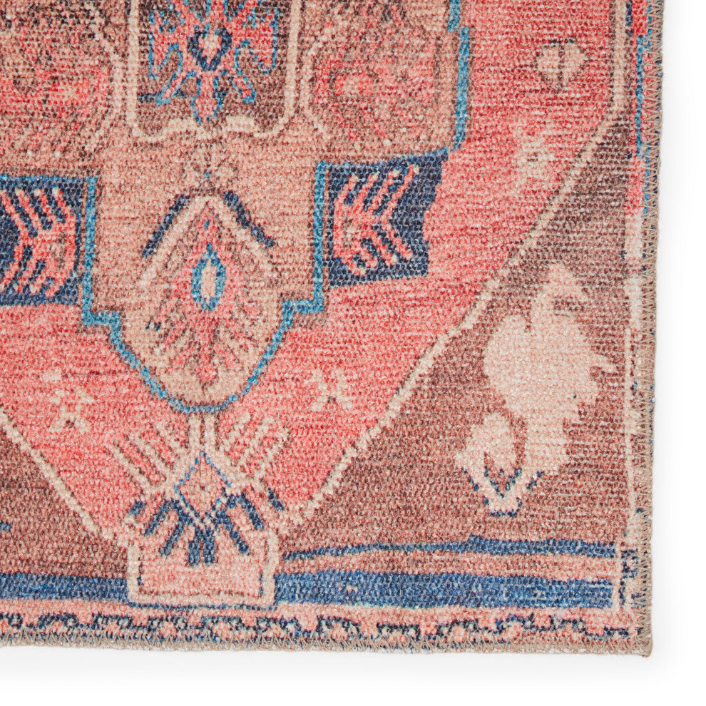 Vibe by Jaipur Living Lani Medallion Pink/Blue Rug, 2'6"x12'