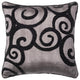 Loloi Inc. Pillow, Gray and Black, 18"x18"