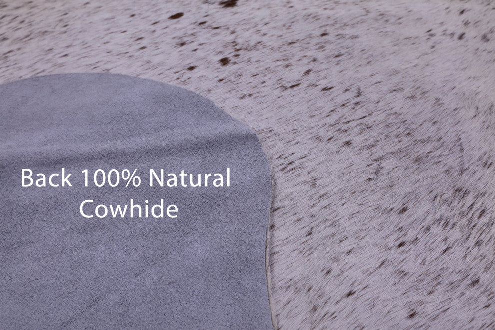 Organic Natural Hair-On Cowhide Area Rug 6' 10" X 5' 11" C1815