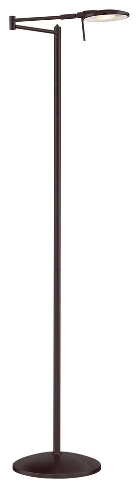 Dessau Turbo Swing Arm Floor Lamp, Bronze