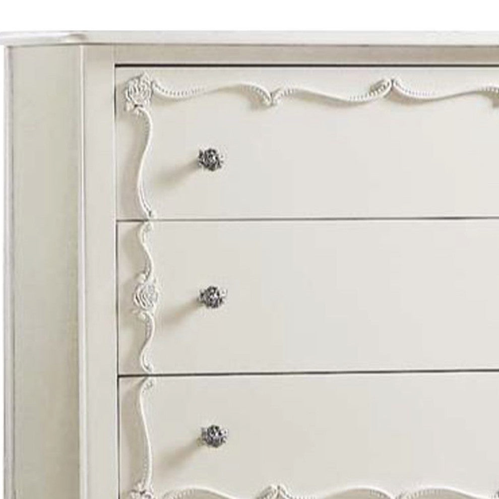 ACME Edalene Chest, Pearl White