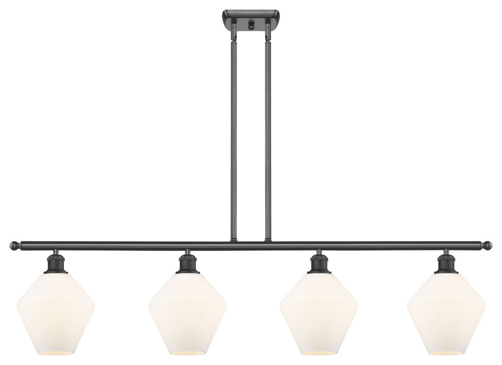 Innovations 516-4I-BK-G651-8-LED 4-Light Island Light, Matte Black