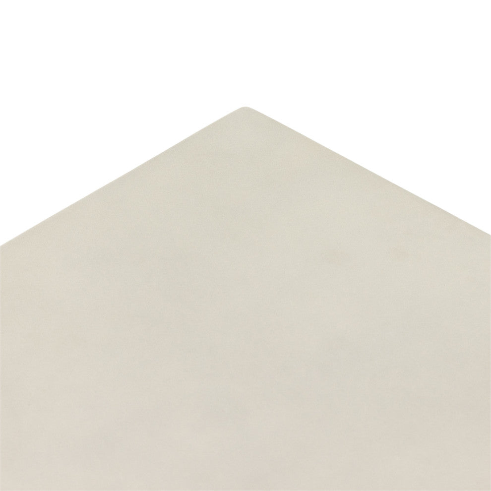 Parish Outdoor End Table-White Concrete