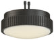 Kute Ceiling Fan Knurled CCT Select LED Light Kit Bronze