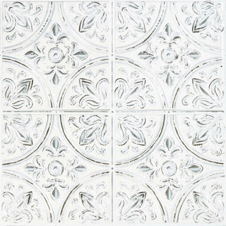 White Tin Peel And Stick Tile Backsplash
