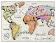 "Mapped Shorelines I Neutral" Digital Paper Print by Sue Schlabach, 34"x26"