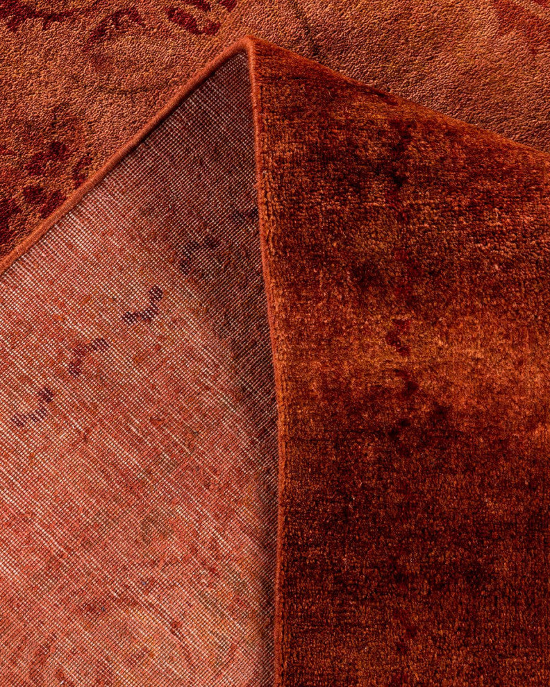 Fine Vibrance, One-of-a-Kind Hand-Knotted Area Rug Gold, 8'2"x11'0"