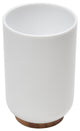 White Padang Bathroom Accessory Set 7-Pieces Bamboo