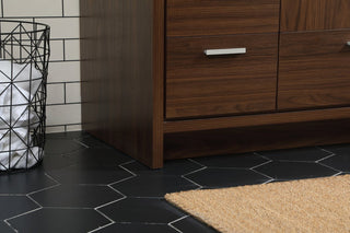 Walker 42" Single Bathroom Vanity, Walnut