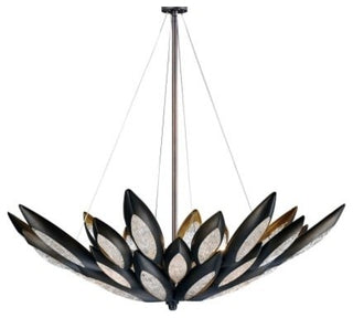 Maxim Lighting Lotus 8-Light Pendant in Burnished Bronze, 26315ICBRB