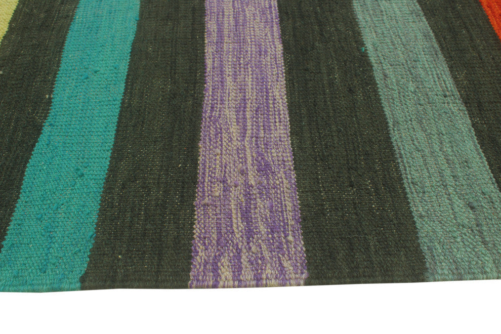 Winchester Kilim Cadena Charcoal/Ivory Rug, 8'0x11'6