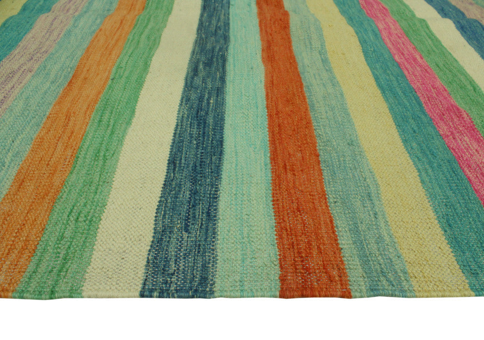 Winchester Kilim Faruk Ivory/Rust Rug, 4'0x6'4