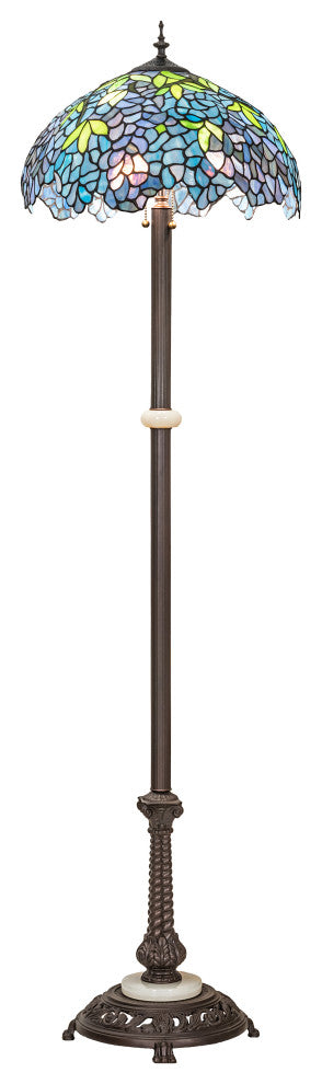 62 High Tiffany Wisteria Floor Lamp