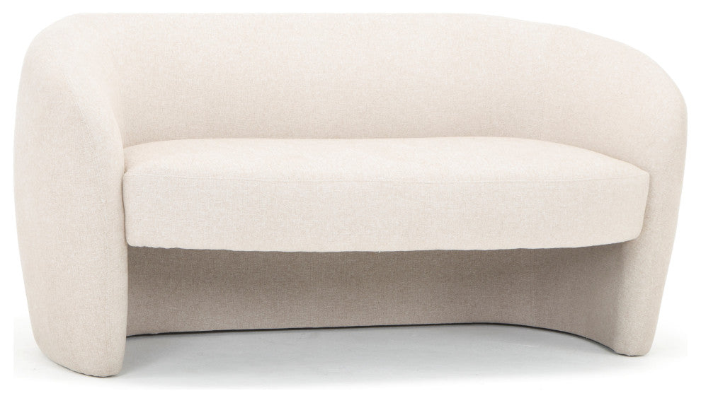 Metro Blythe Settee, Beige Upholstery