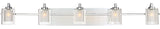 Kolt 5-Light Bath Vanity, Polished Chrome