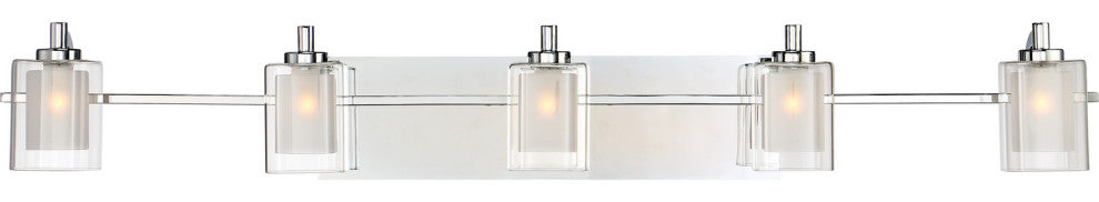 Kolt 5-Light Bath Vanity, Polished Chrome