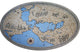 Mosaic Artwork - Ancient World Map