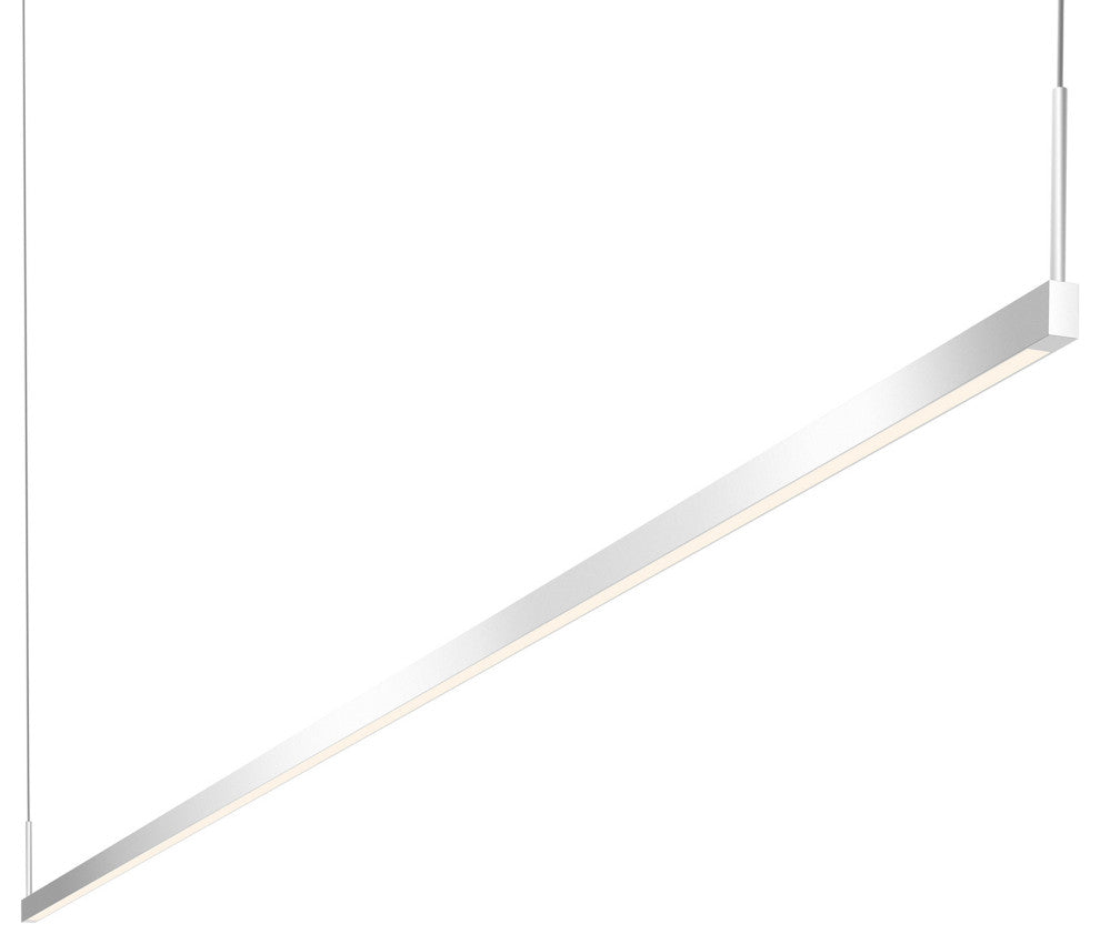 Sonneman 2816-8-J20 Thin-Line 96"W Linear Pendant - Bright Satin Aluminum