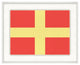 Nautical Flag Textile R, Giclee Reproduction Artwork