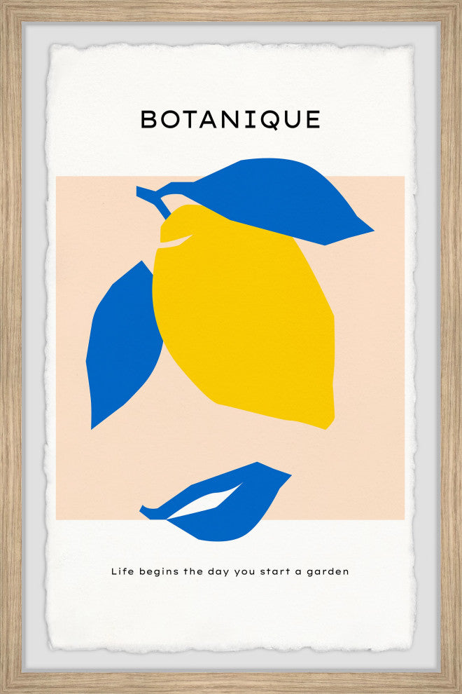 "Botanique Garden" Framed Painting Print, 8x12
