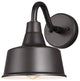 Sea Gull Small 1LT Outdoor Wall Light 8537401-71/T, Antique Bronze