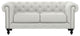 Nativa Interiors London 72" Sofa, Off White, Classic Depth