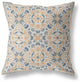 16 Gray Orange Paisley Indoor Outdoor Throw Pillow