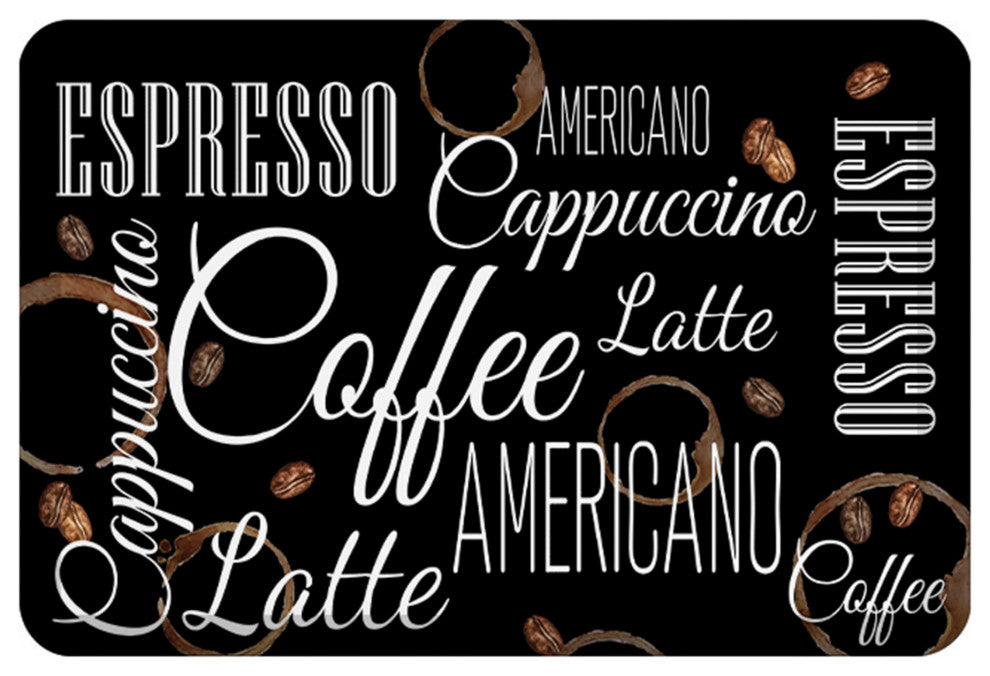 Coffee Shop Kitchen Mat