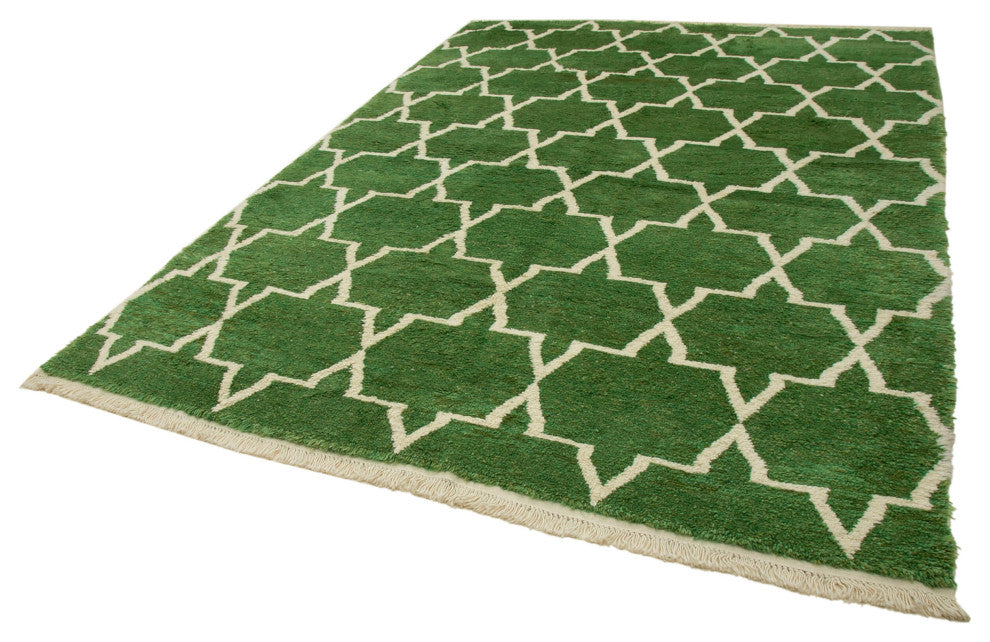 Rug N Carpet - Handmade Decorative 7' 7'' x 11' 0'' Moroccan Area Rug