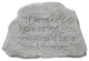 "If Love Could" Garden Stone