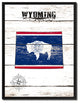 Wyoming State Flag Canvas, 22"x29"