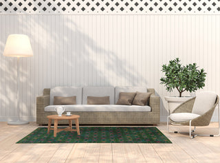 Layered Sun Tile Indoor/Outdoor Rug