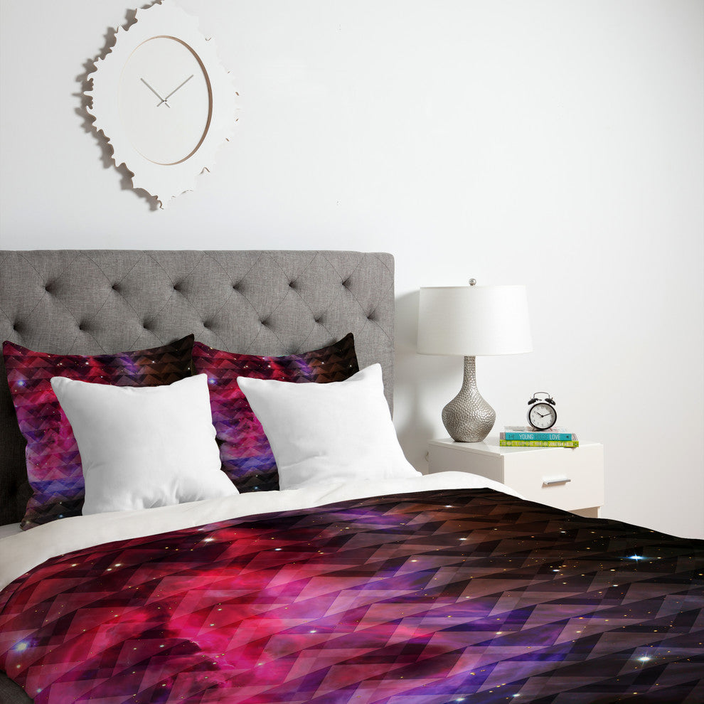 Deny Designs Caleb Troy Tribal Galaxy Elevator Duvet Cover - Lightweight