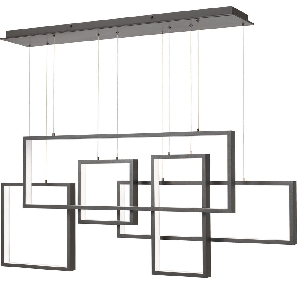 Canvas LED Island Light, Western Bronze