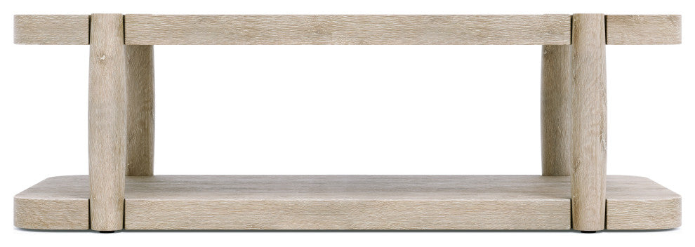Bernhardt Antibes Rustic Oak Cocktail Table