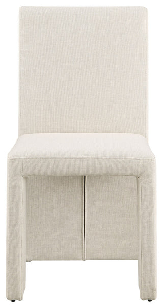 Benson Upholstered Dining Chair, Beige, Linen Texured Fabric