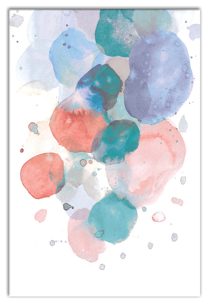 Soft Splatters Brighter 20x30 Canvas Wall Art