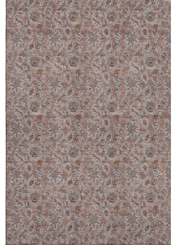 Premium Machine Washable Mayfield AMF661 Copper 5' x 7'6" Rug