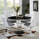 Modern Contemporary Kitchen Dining Side Chair Set of 4 Gray