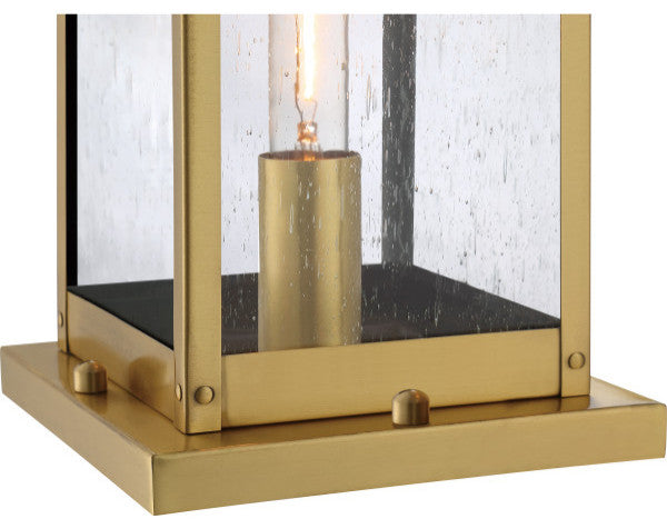 Westover 1-Light Outdoor Lantern, Earth Black