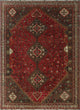 Fine Vintage Distressed Blaeclea Red Rug