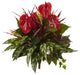 24" Mixed Anthurium Bush, Set Of 2
