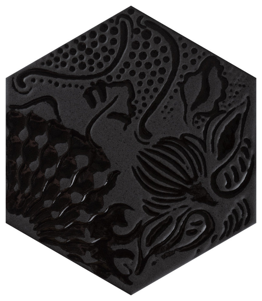 Gaudi Lux Hex Porcelain Floor and Wall Tile, Sample