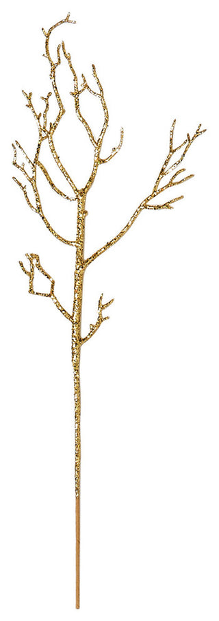 Glitter Twig, Set of 6, Gold, 18"