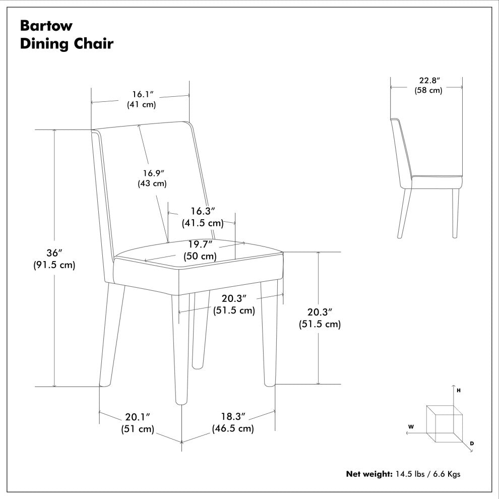Bartow / Whitley 5-Piece Dining Set