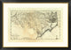"State of North Carolina, 1795" Framed Digital Print by Mathew Carey, 46"x33"